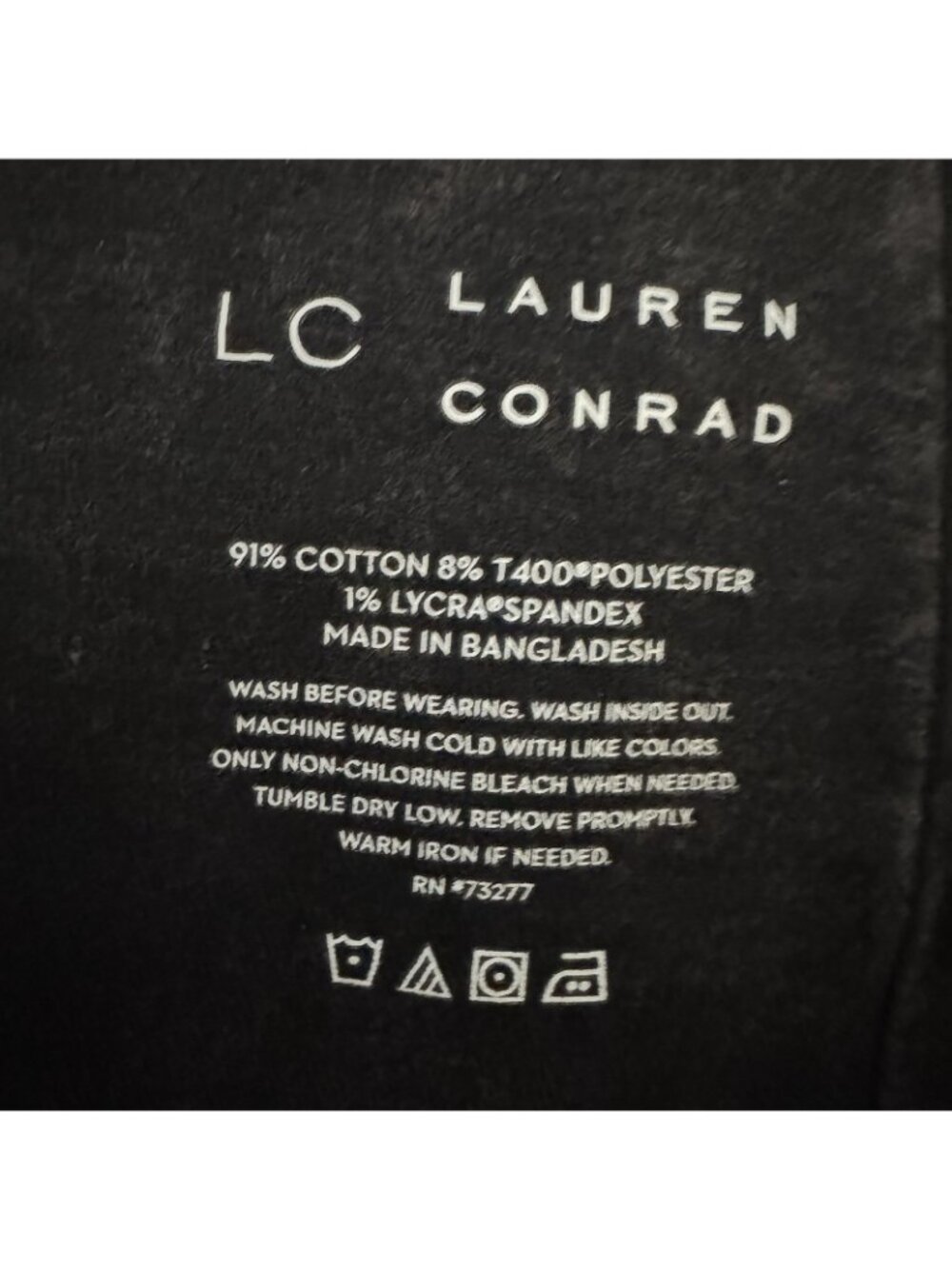 LC Lauren Conrad Super High Rise Trouser Jeans Women’s Size 16 Wide Leg Stretch - Picture 7 of 7